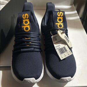 Adidas Men's Dark Blue and orange Sneakers